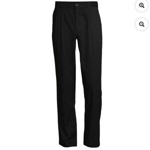 George Men's Classic Fit Black Dress Pants